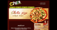 Desktop Screenshot of pizzalastella.sk